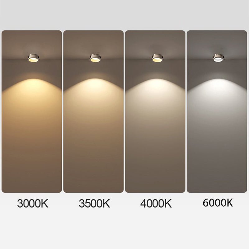 LED Ceiling Light Round Recessed Adjustable Lamp