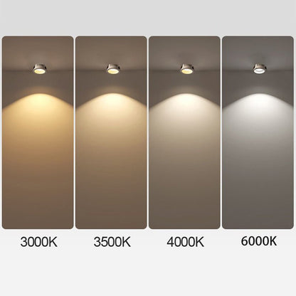 LED Ceiling Light Round Recessed Adjustable Lamp
