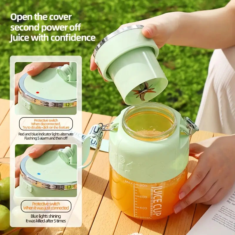 Portable Blender – USB Rechargeable Smoothie Maker