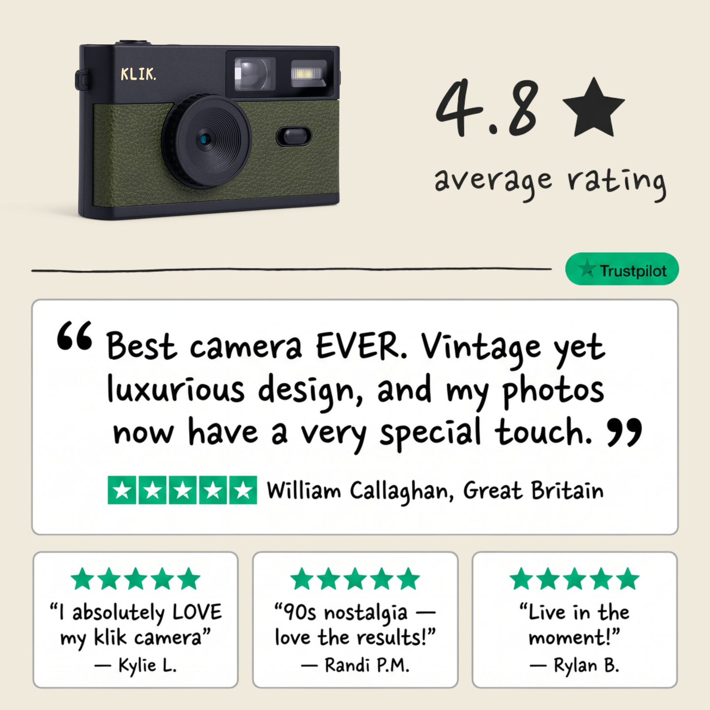 KLIK™️ Screen-Free Camera