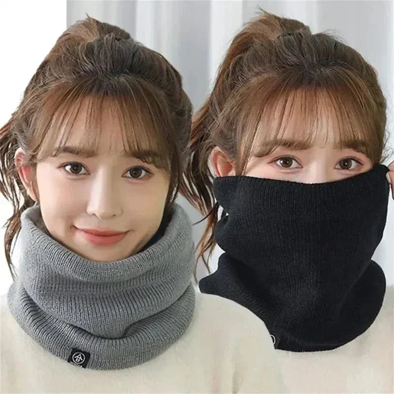 Knitted Neck Warmer Sports Scarf for Cold Weather