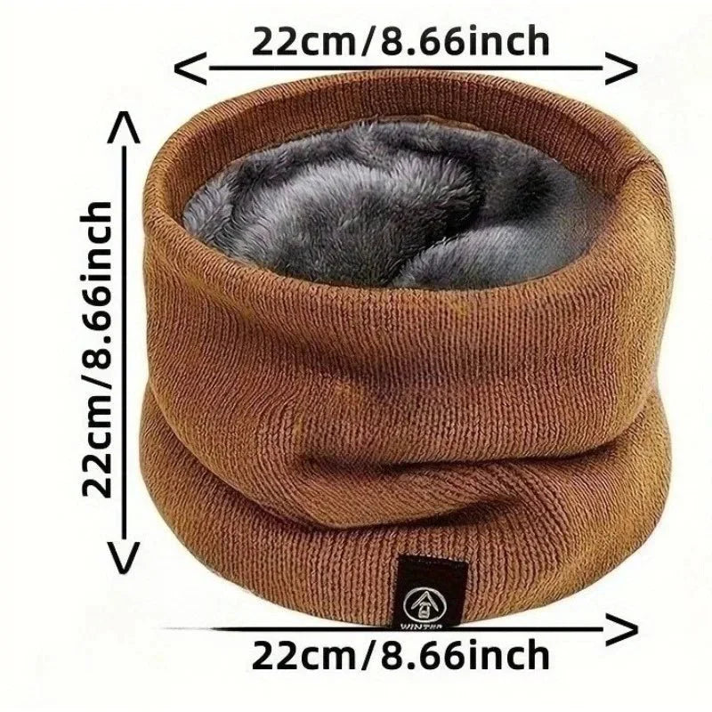 Knitted Neck Warmer Sports Scarf for Cold Weather