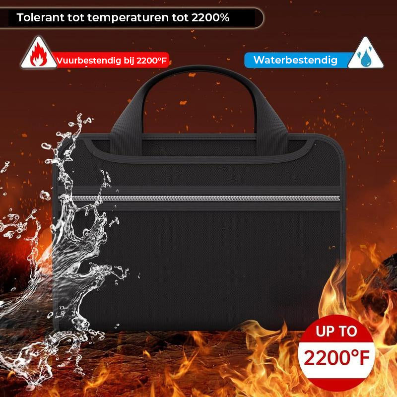 A4 Fireproof Document Folder – Large Capacity with Handle