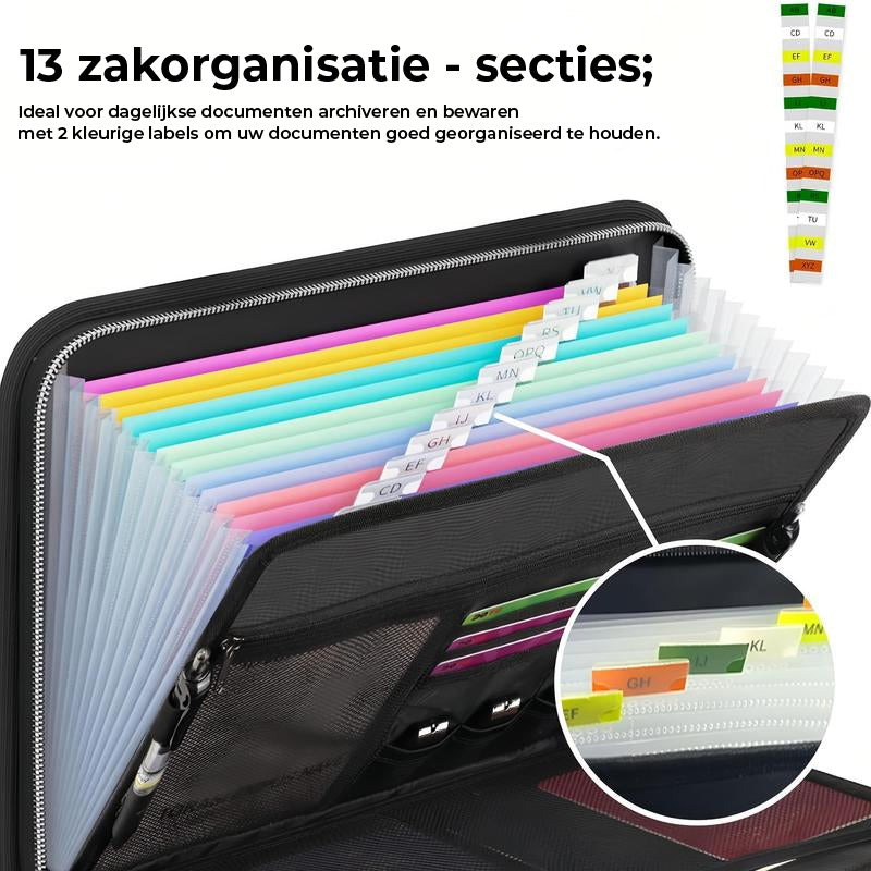 A4 Fireproof Document Folder – Large Capacity with Handle