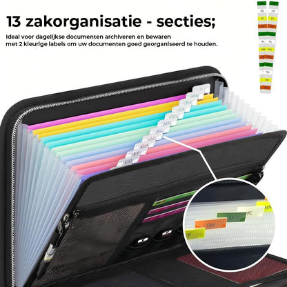 A4 Fireproof Document Folder – Large Capacity with Handle