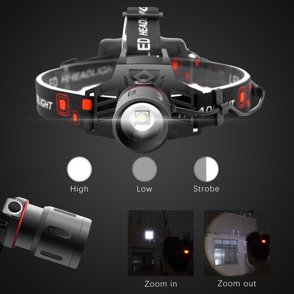 Powerful LED Headlamp for Outdoors, Camping & Work