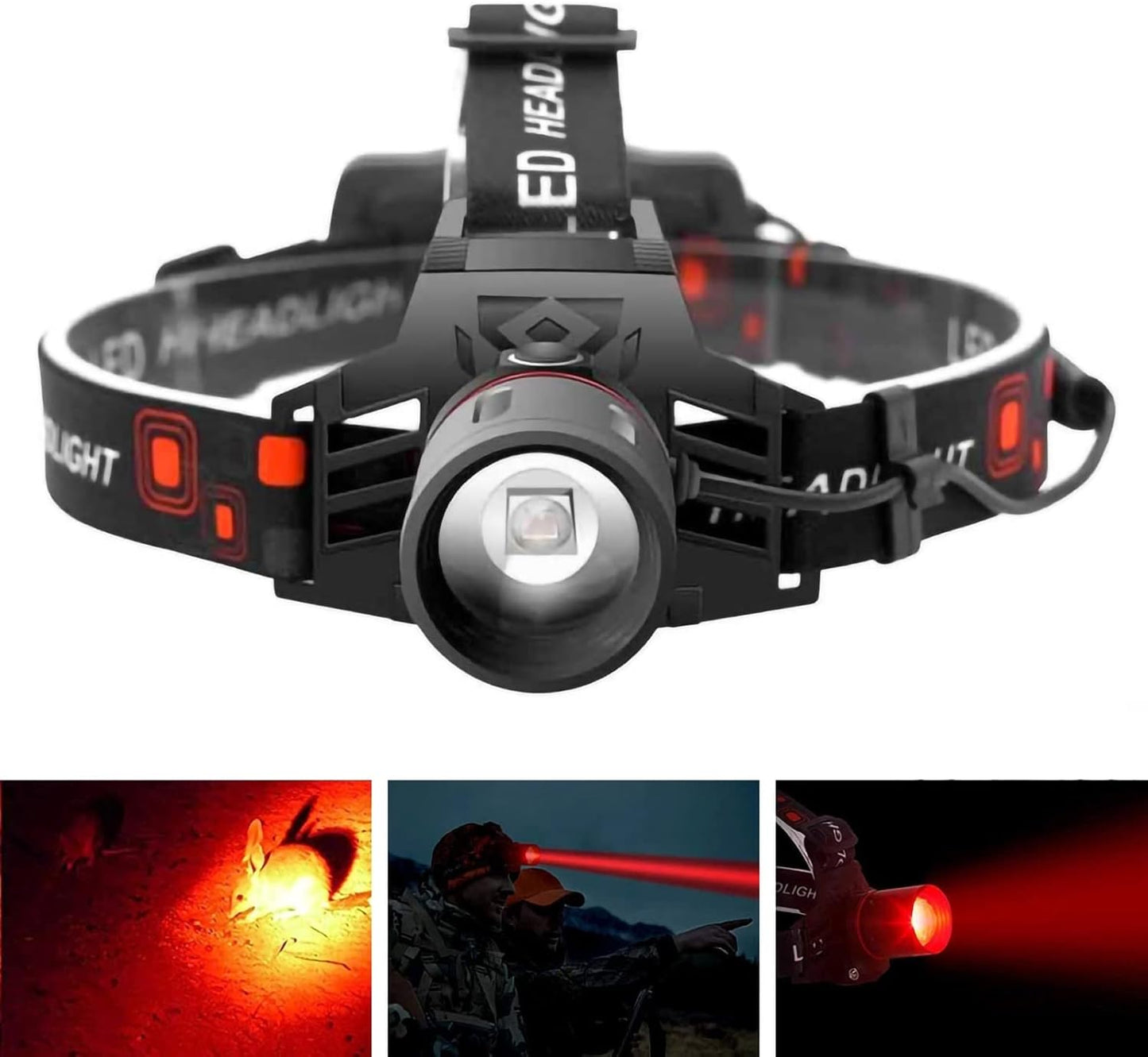 Powerful LED Headlamp for Outdoors, Camping & Work