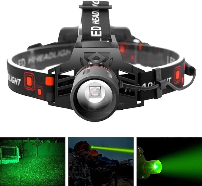 Powerful LED Headlamp for Outdoors, Camping & Work