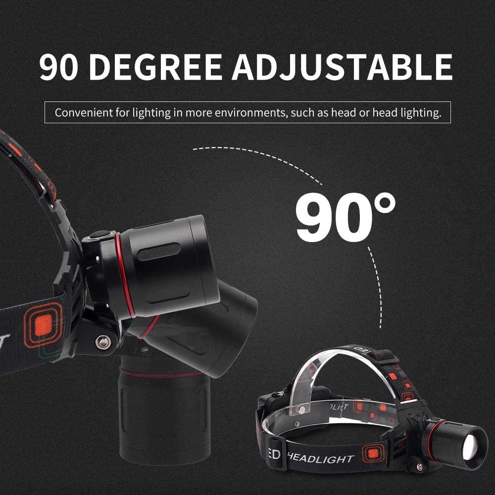 Powerful LED Headlamp for Outdoors, Camping & Work