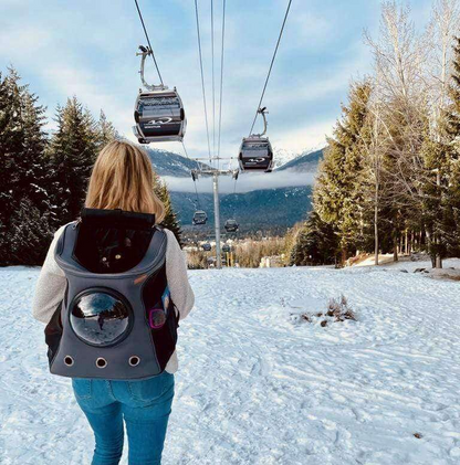 Large Cat Travel Backpack with Bubble Window – Up to 25lb