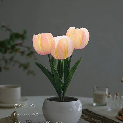 LED Tulip Flower Lamp – Decorative Night Light