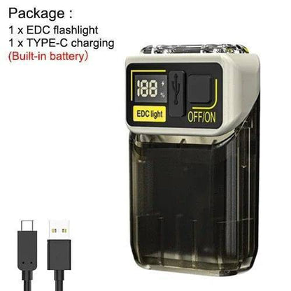 Rechargeable Mini Torch - Portable, Bright & USB Powered