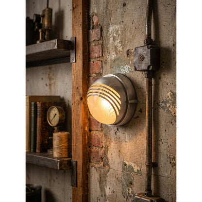 Outdoor Aluminium Wall Sconce with Opaque Glass Shade – image 39