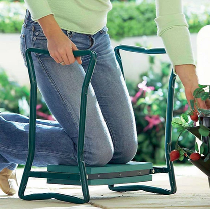 Garden Kneeler Seat – Padded Stool with Handles