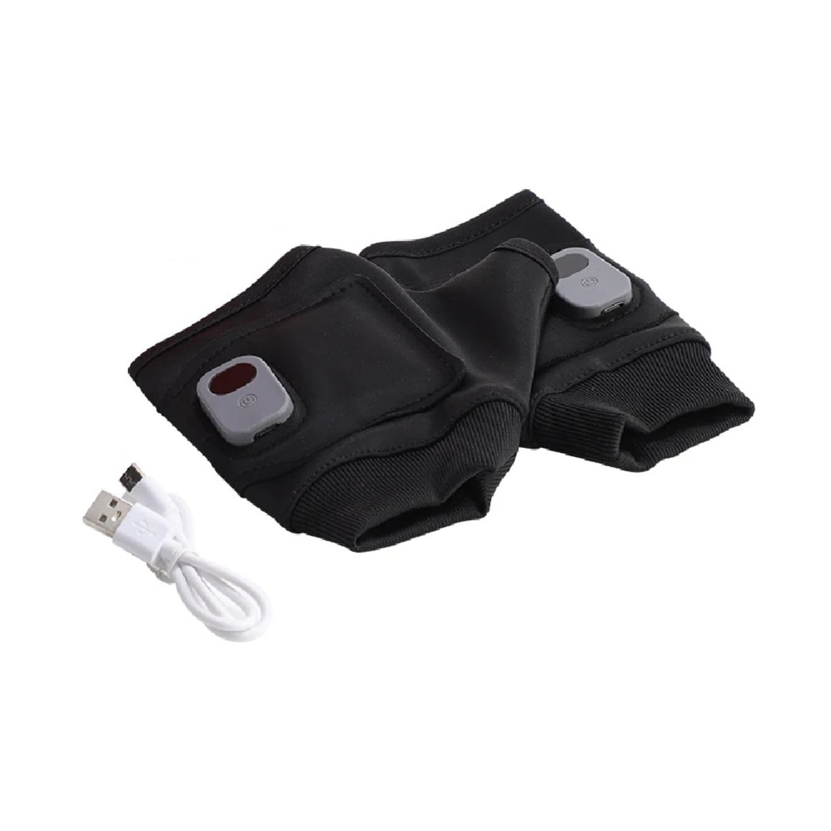 USB Heated Touchscreen Fingerless Gloves