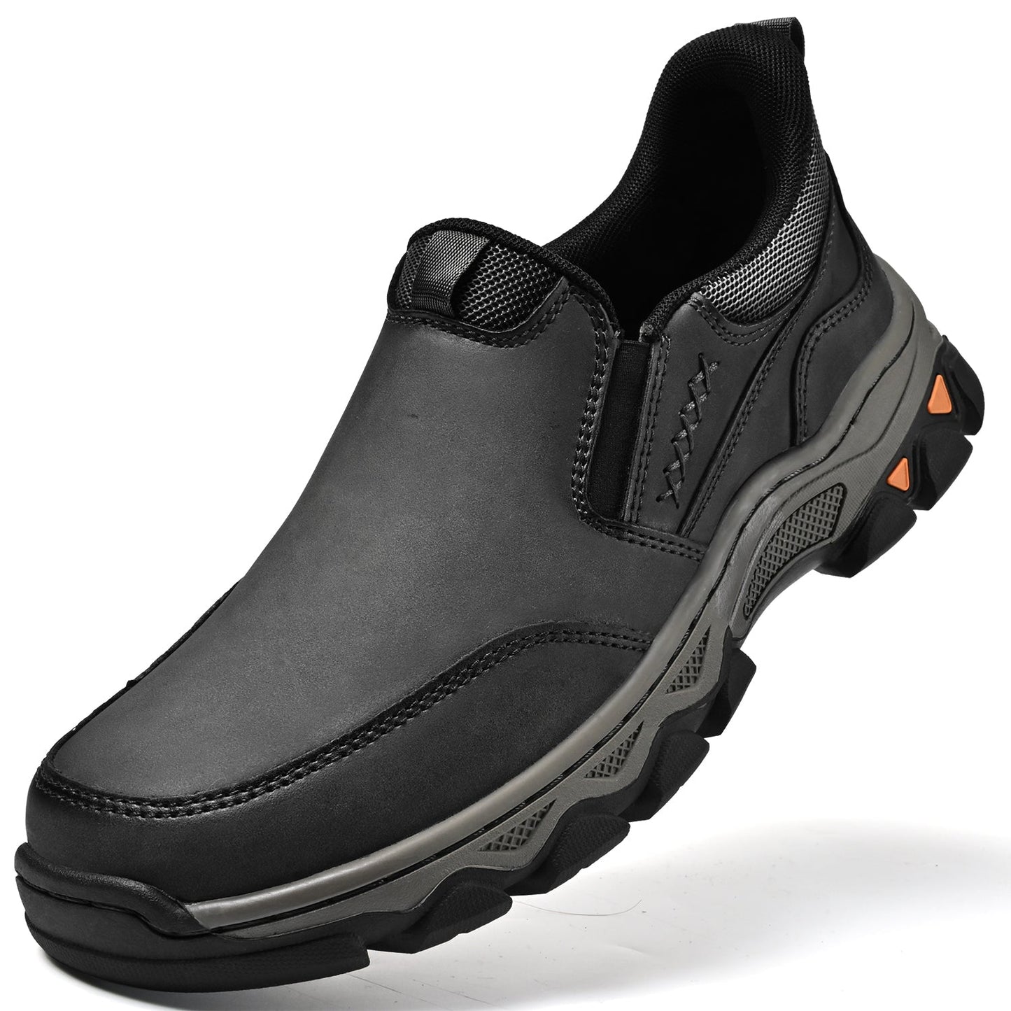 Men's Leather Slip-On Walking Shoes