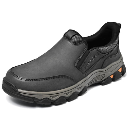 Men's Leather Slip-On Walking Shoes