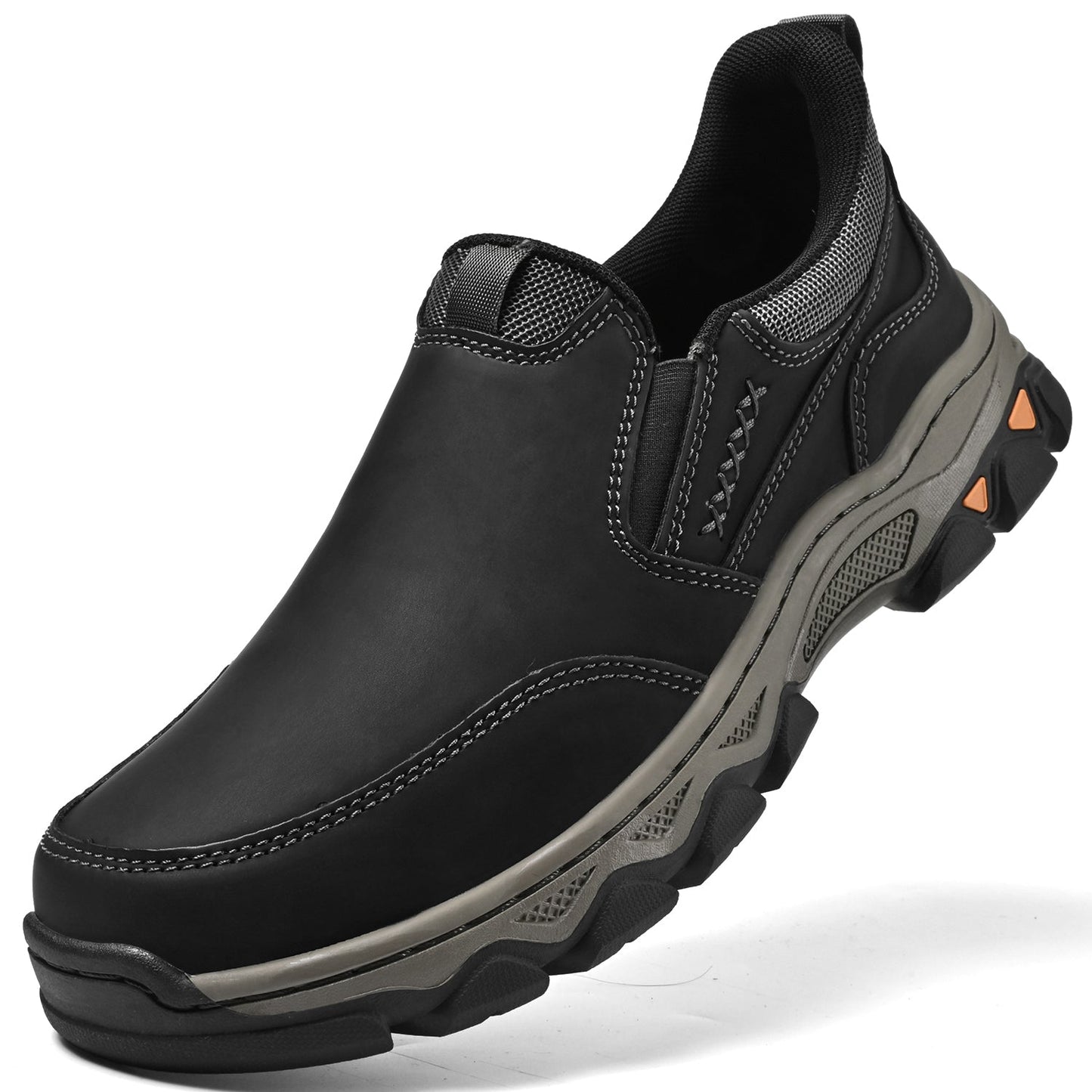 Men's Leather Slip-On Walking Shoes