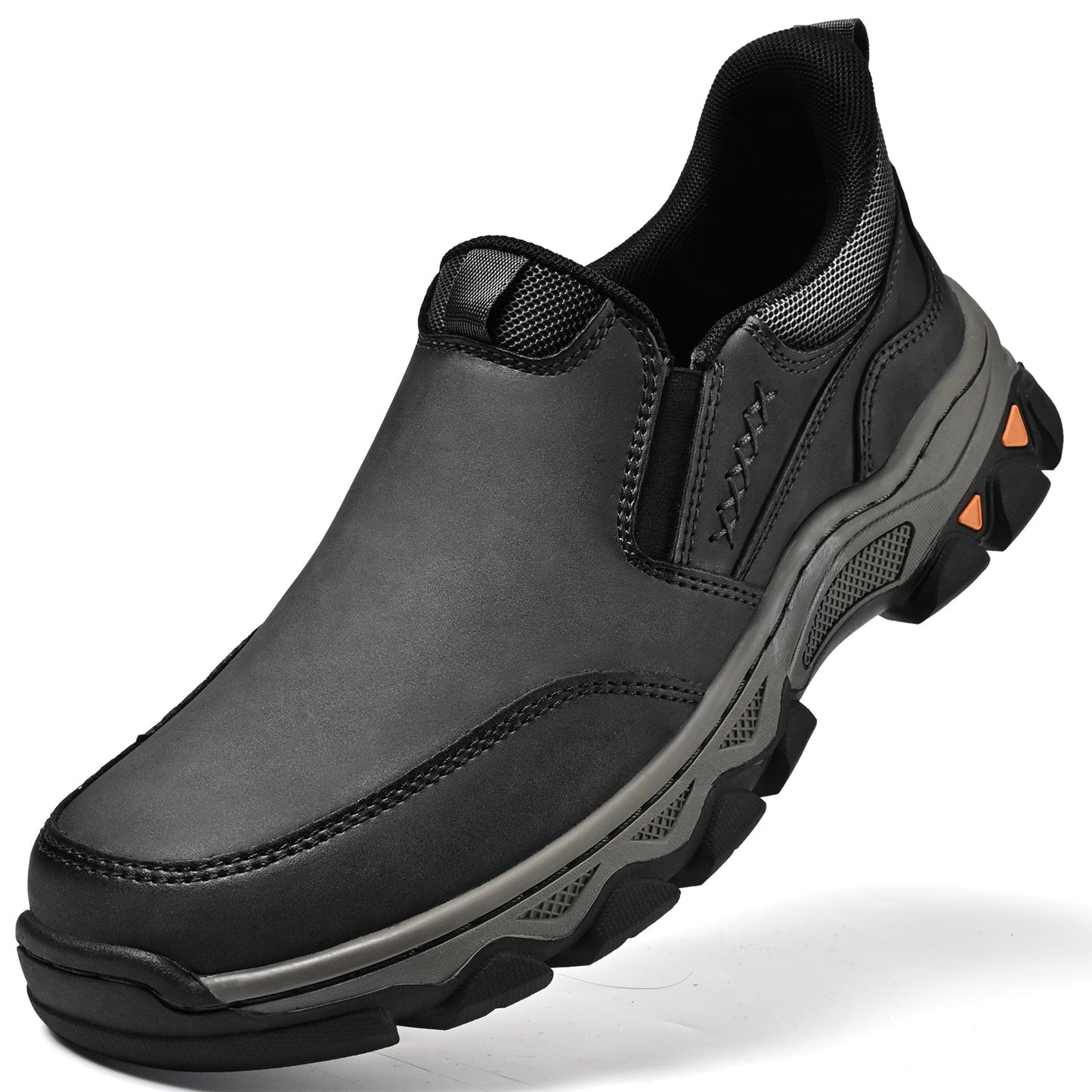 Men's Leather Slip-On Walking Shoes