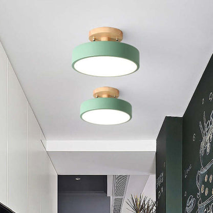 Dimmable Round Table Lamp Modern LED Light