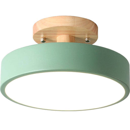 Dimmable Round Table Lamp Modern LED Light