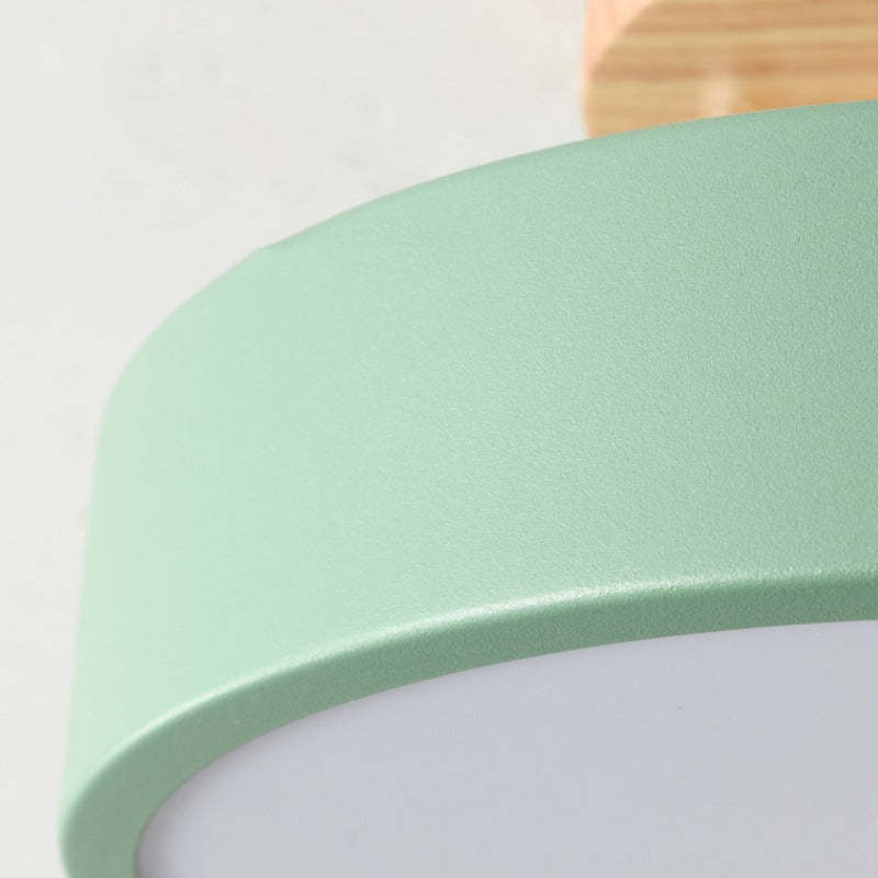 Dimmable Round Table Lamp Modern LED Light
