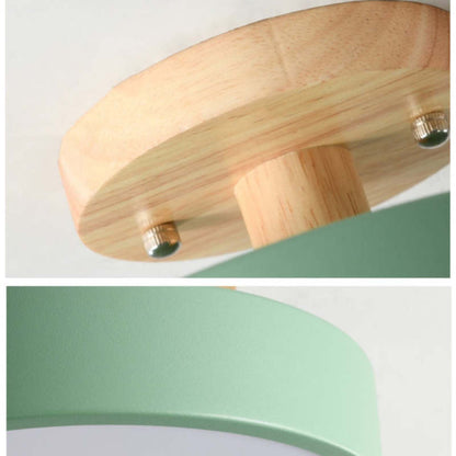 Dimmable Round Table Lamp Modern LED Light