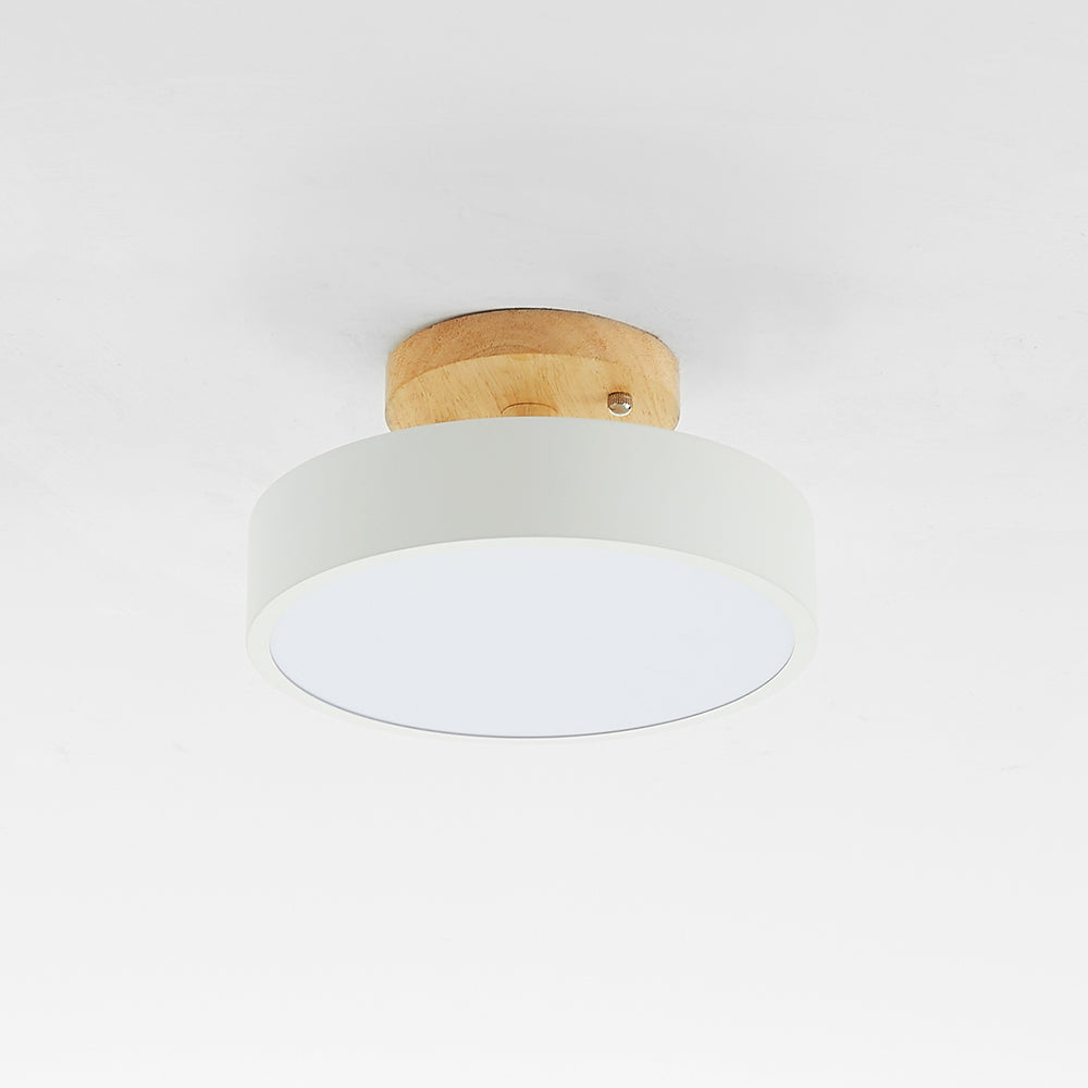 Dimmable Round Table Lamp Modern LED Light