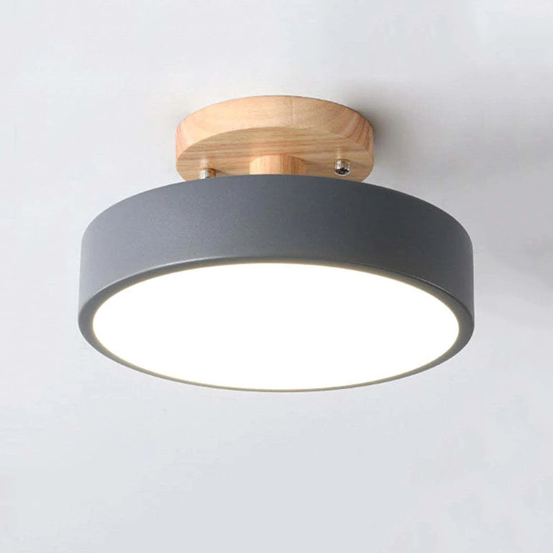 Dimmable Round Table Lamp Modern LED Light