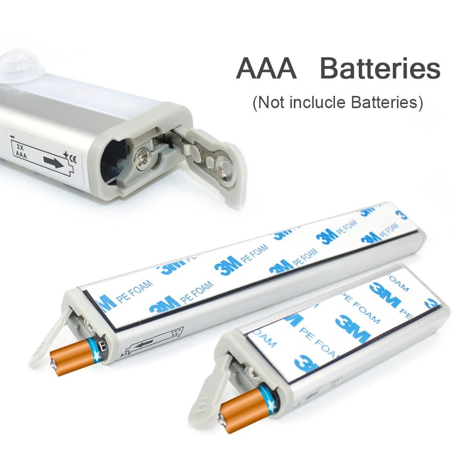 Battery Motion Sensor LED Light - Wireless Lamp