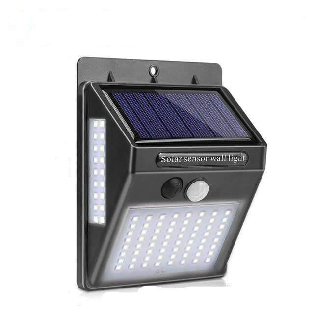 Solar Motion Sensor Wall Light - Waterproof LED