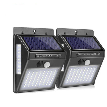 Solar Motion Sensor Wall Light - Waterproof LED