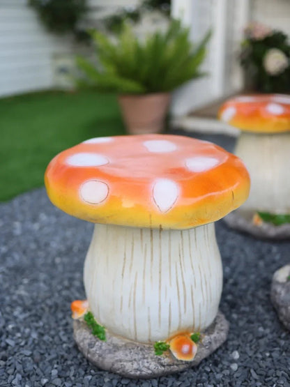Mushroom Garden Table & Chair Set – Outdoor Decor