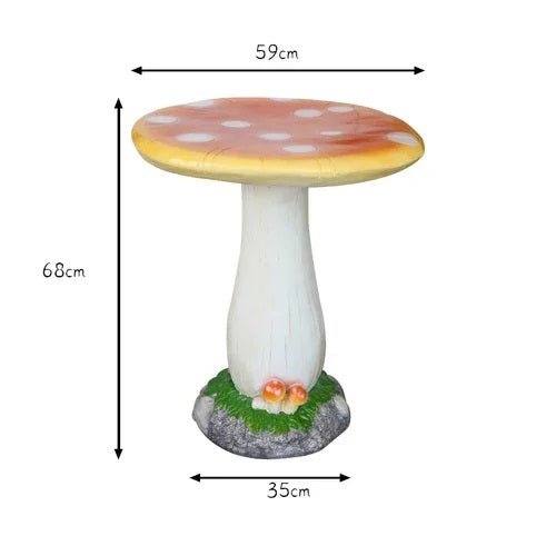 Mushroom Garden Table & Chair Set – Outdoor Decor