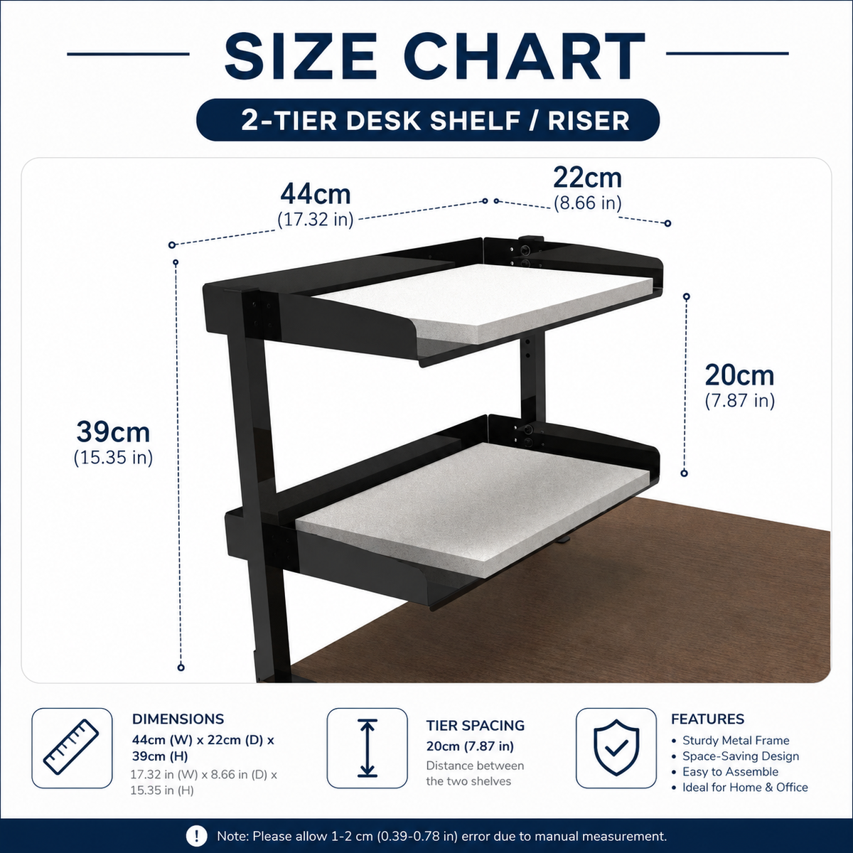 Clamp Desk Shelf