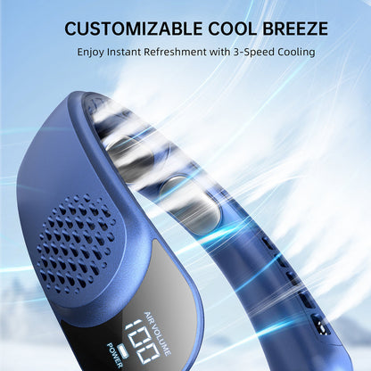 NeckyKool Portable Bladeless Neck Fan for Summer Cooling