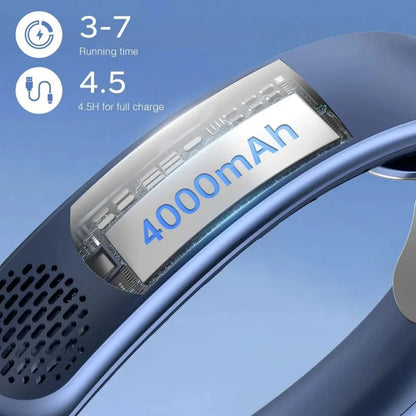 NeckyKool Portable Bladeless Neck Fan for Summer Cooling