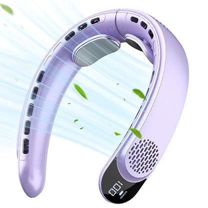 NeckyKool Portable Bladeless Neck Fan for Summer Cooling