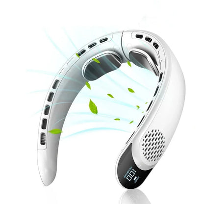 NeckyKool Portable Bladeless Neck Fan for Summer Cooling