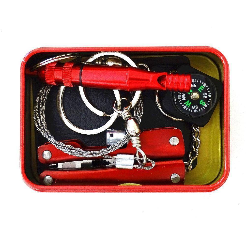 Portable SOS Survival Kit – Emergency Tool Box for Outdoors
