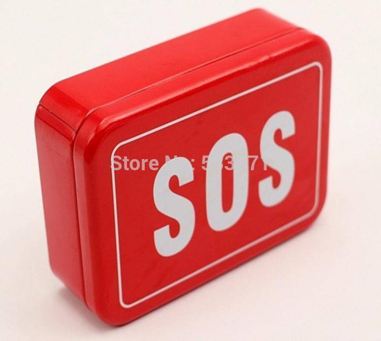 Portable SOS Survival Kit – Emergency Tool Box for Outdoors