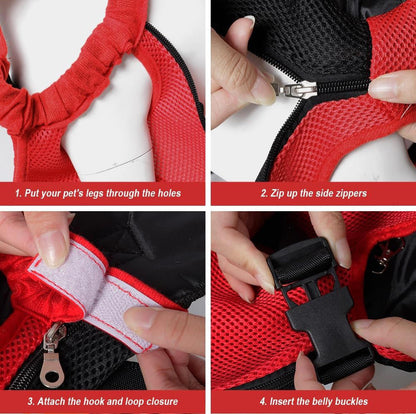 Breathable Pet Carrier Sling Bag for Cats