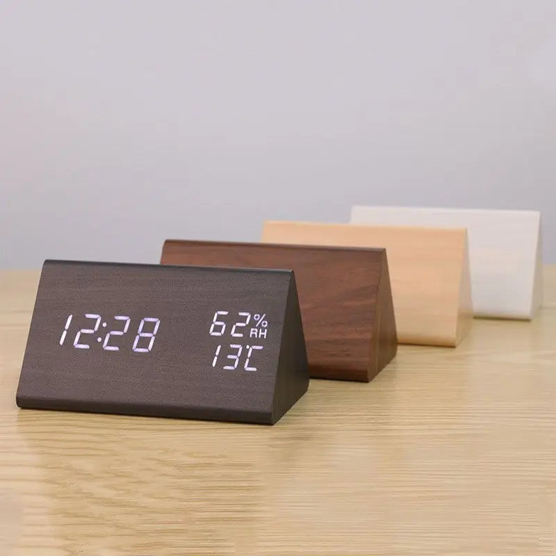 Wooden LED Clock
