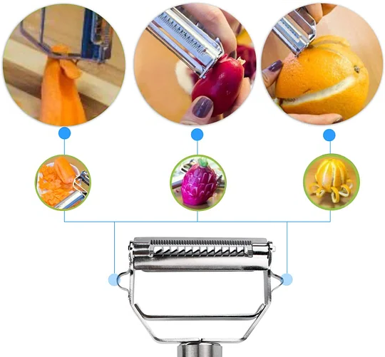 Dual Blade Vegetable Peeler Kitchen Tool