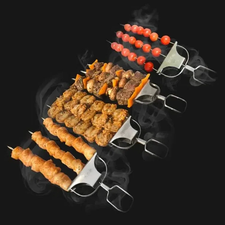 Stainless Steel BBQ Skewer Set 3-Pack