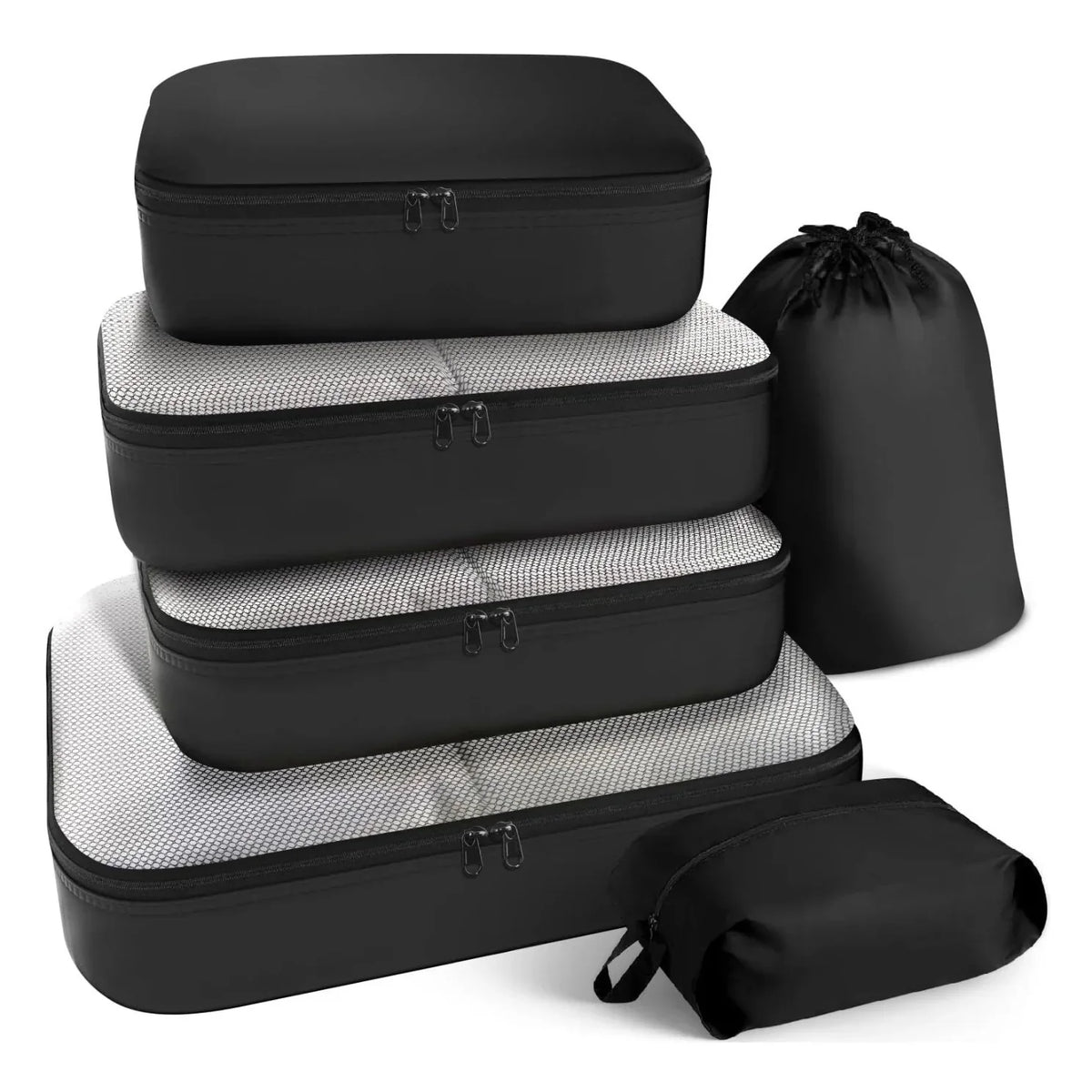 8-Piece Packing Organiser Set for Travel Luggage