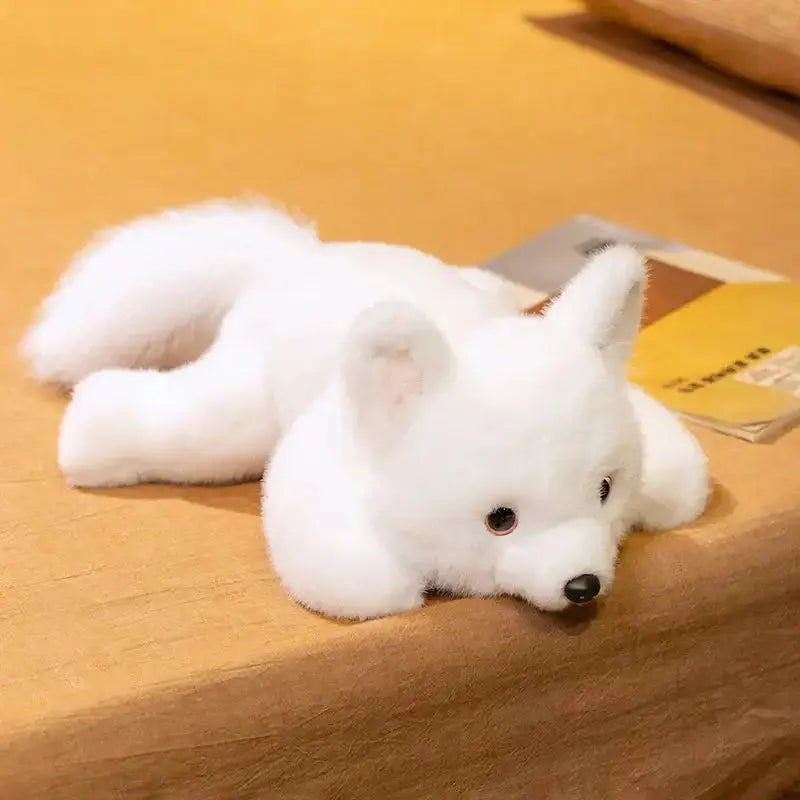 Weighted Plush Animal with Soft Fur