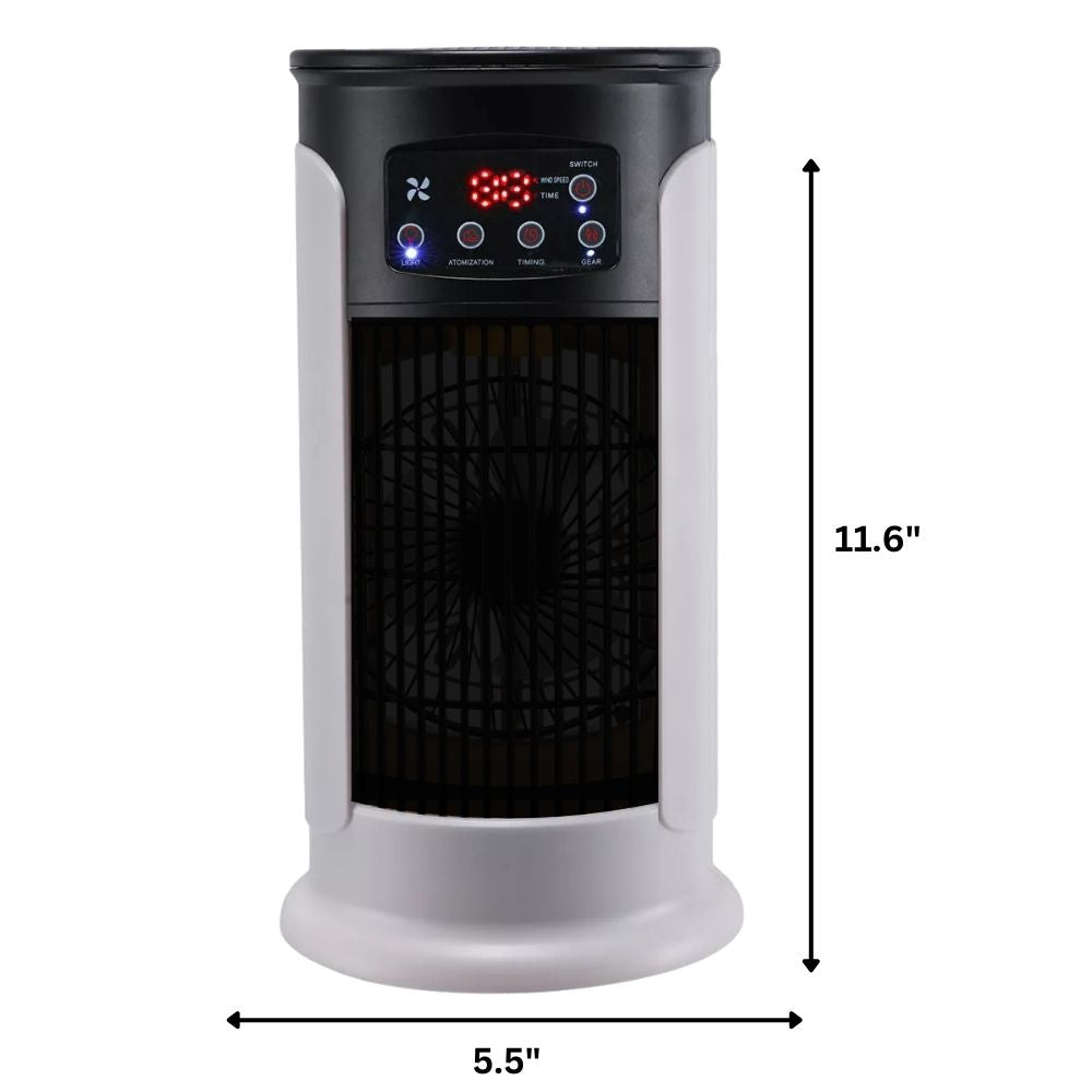Portable Air Conditioner – 5-in-1 Cooling & Humidifier, Windowless, Ultra-Quiet 23dB, 18W