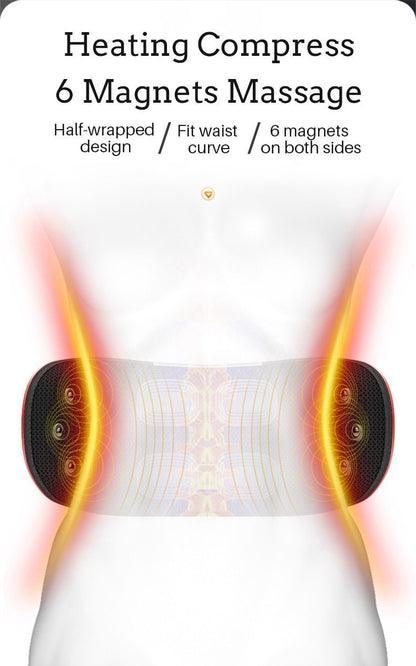 Electric Back Massager - Lumbar Pain Relief & Support