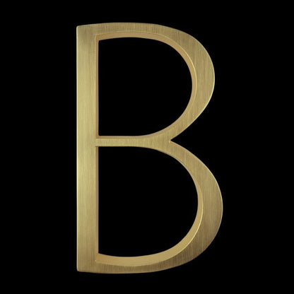 Modern Gold House Numbers Outdoor Address Sign